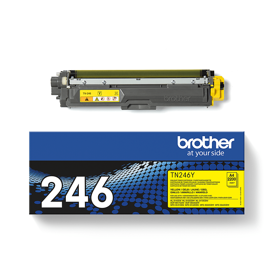 Toner Brother TN-246Y gelb (2.200 Seiten n.ISO/IEC 19798)