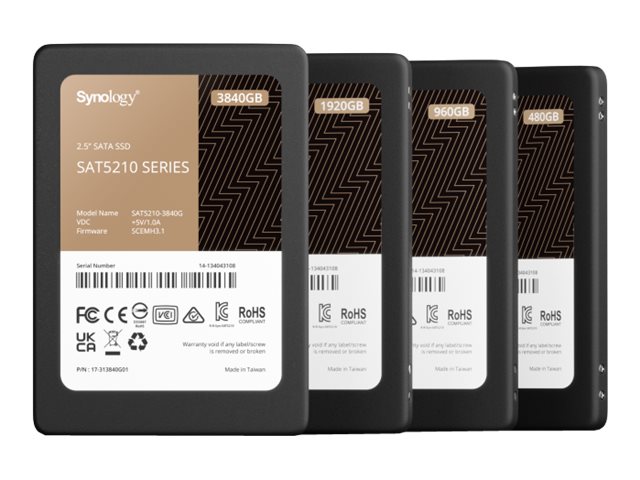 SSD Synology SAT5210 2,5-Zoll SATA 1,92TB SSD Synology SAT5210 2,5-Zoll SATA 1,92TB