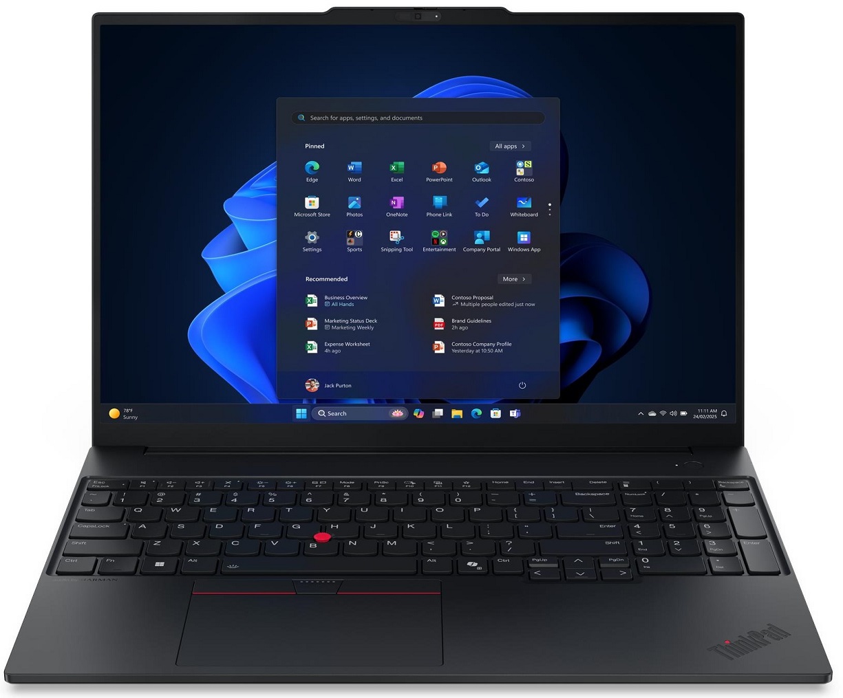 Notebook Lenovo ThinkPad E16 G3 Intel Core Ultra 7 255H
