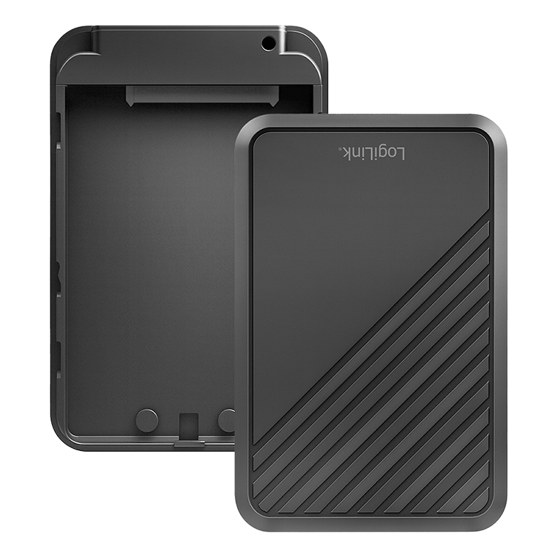 Gehäuse LogiLink 2,5-Zoll-SATA USB3.2 schwarz