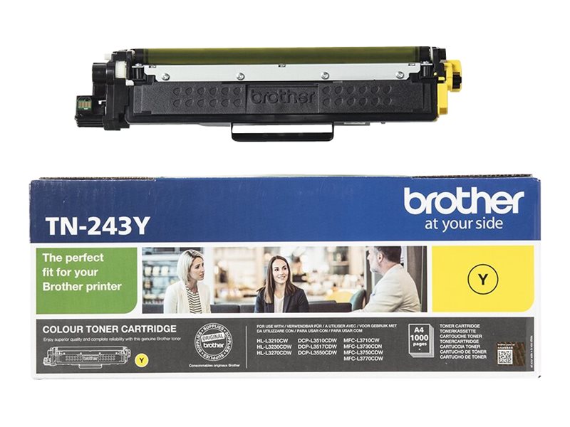 Toner Brother TN-243Y gelb (1000 Seiten n.ISO/IEC 19798)