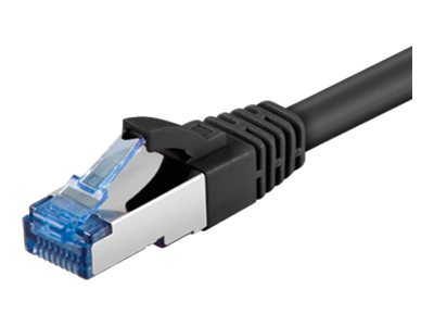 Patchkabel Goobay Cat6A S/FTP 2,0m schw. halogenfrei 500MHz