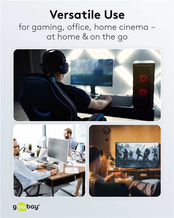 USB-Adapter Goobay USB4 Type-C f/m 90° Winkel