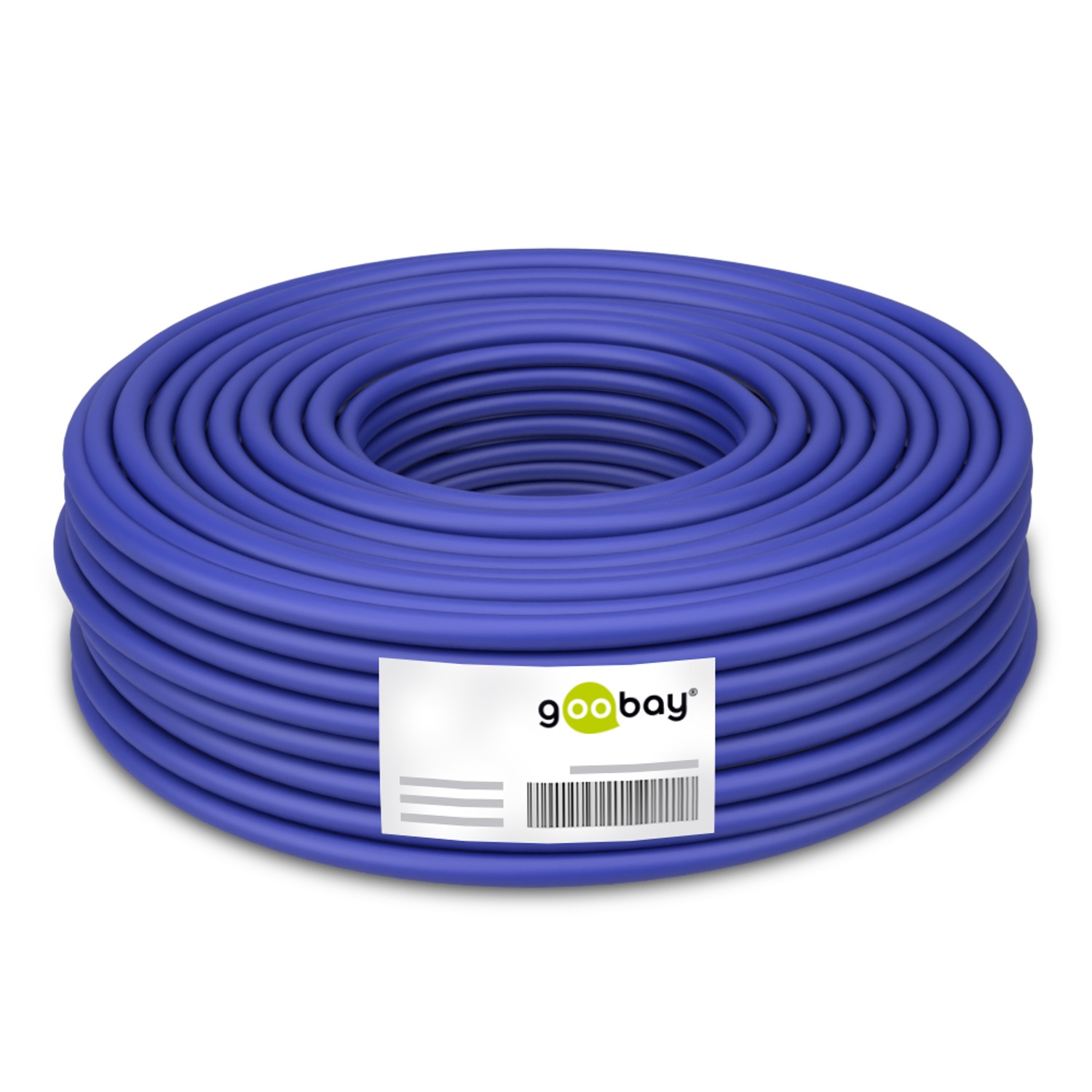 Verlegekabel Goobay Cat7A S/FTP 1200MHz 100m-Rolle