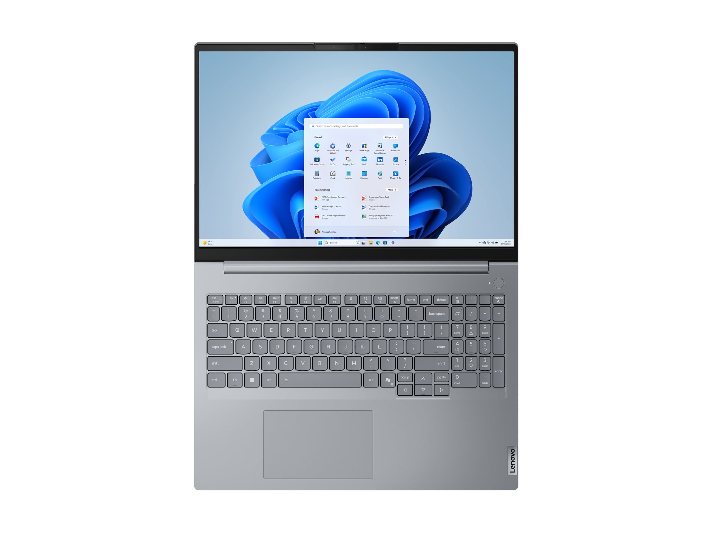 Notebook Lenovo ThinkBook 16 G8 Intel Core Ultra 7 255H