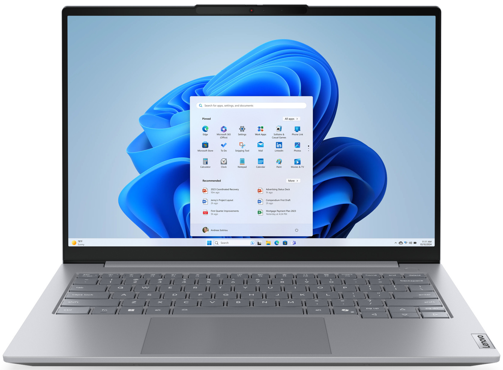 Notebook Lenovo ThinkBook 14 G8 Intel Core Ultra 5 225U