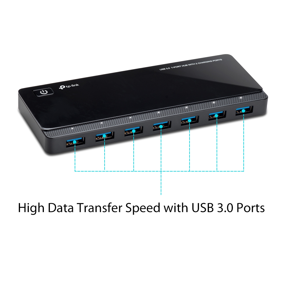 USB-Hub TP-Link UH720 7-Port USB3.0 schwarz