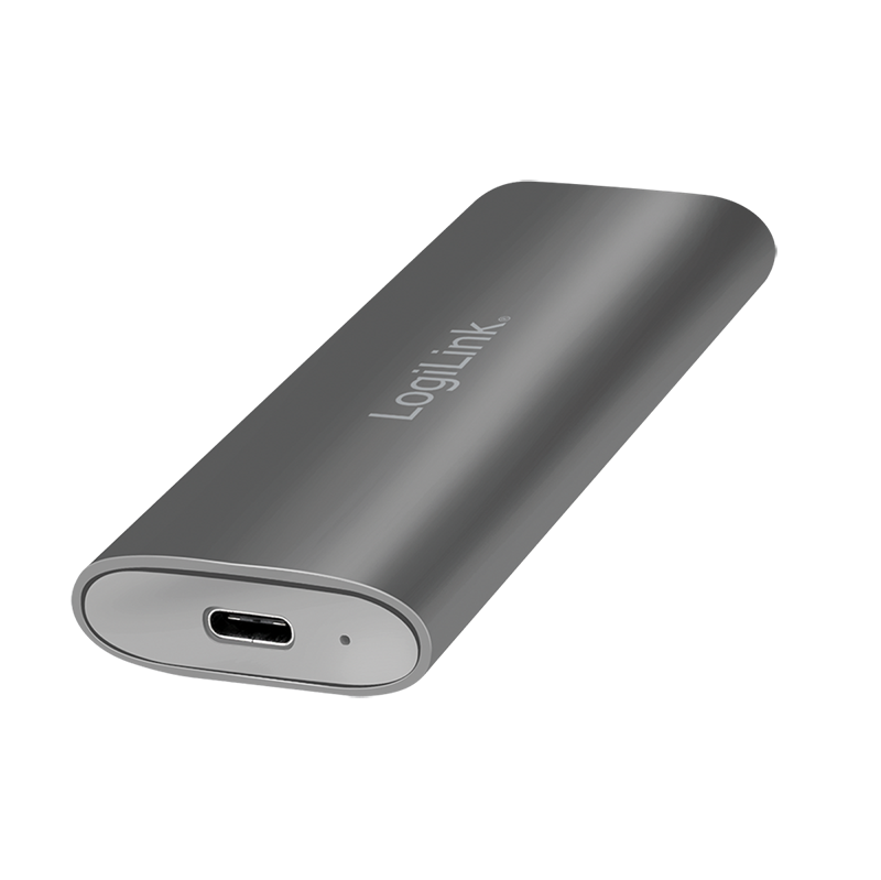 Gehäuse LogiLink USB-C M.2 NVMe&SATA USB3.2 Gen2x1 Type-C