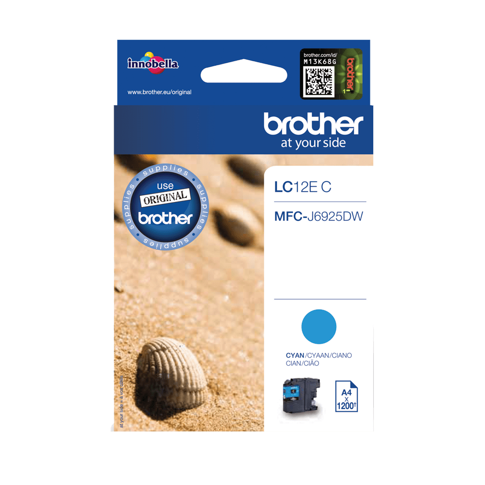Tinte Brother LC-12EC cyan