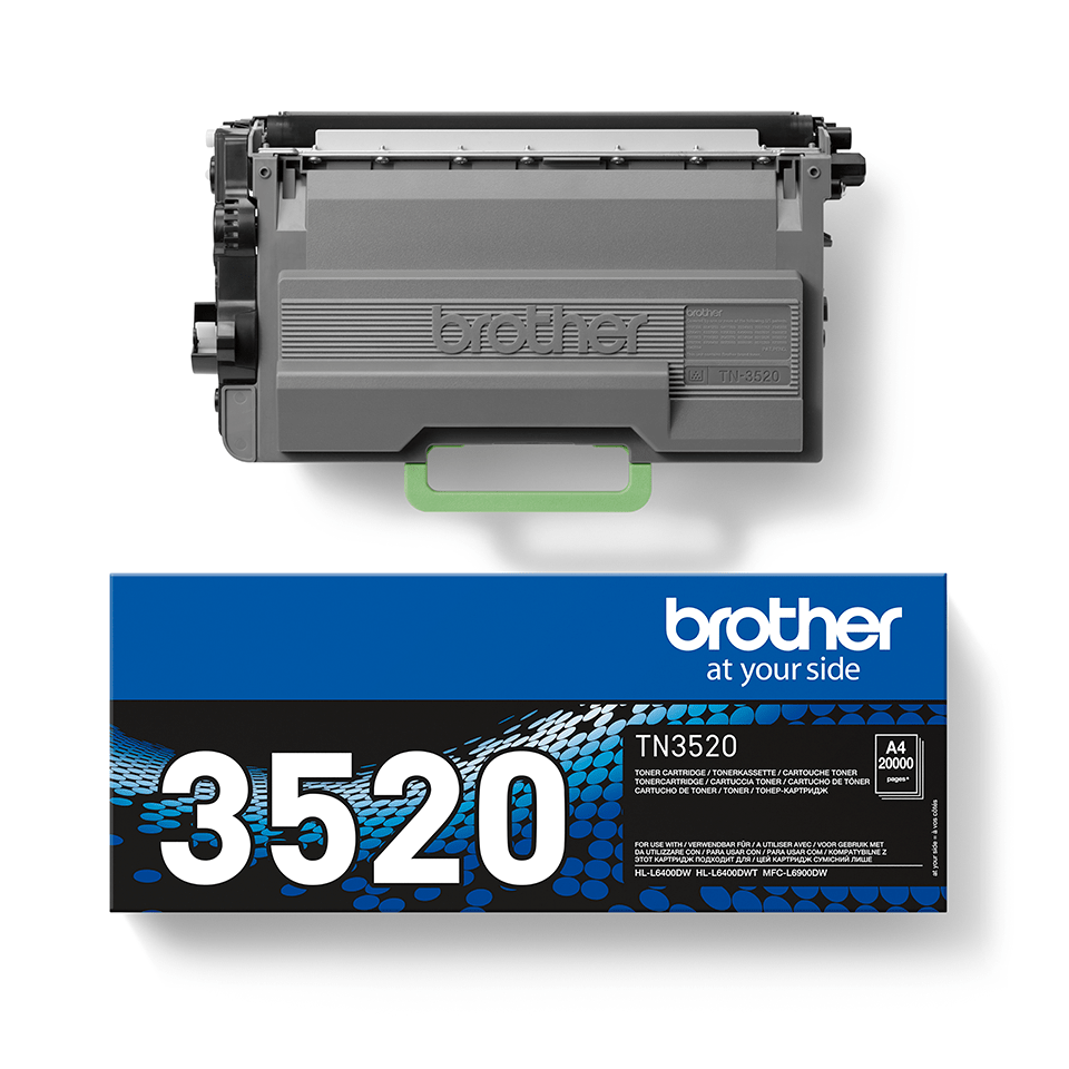 Toner Brother TN-3520 schwarz (20.000 Seiten ISO/IEC 19752)