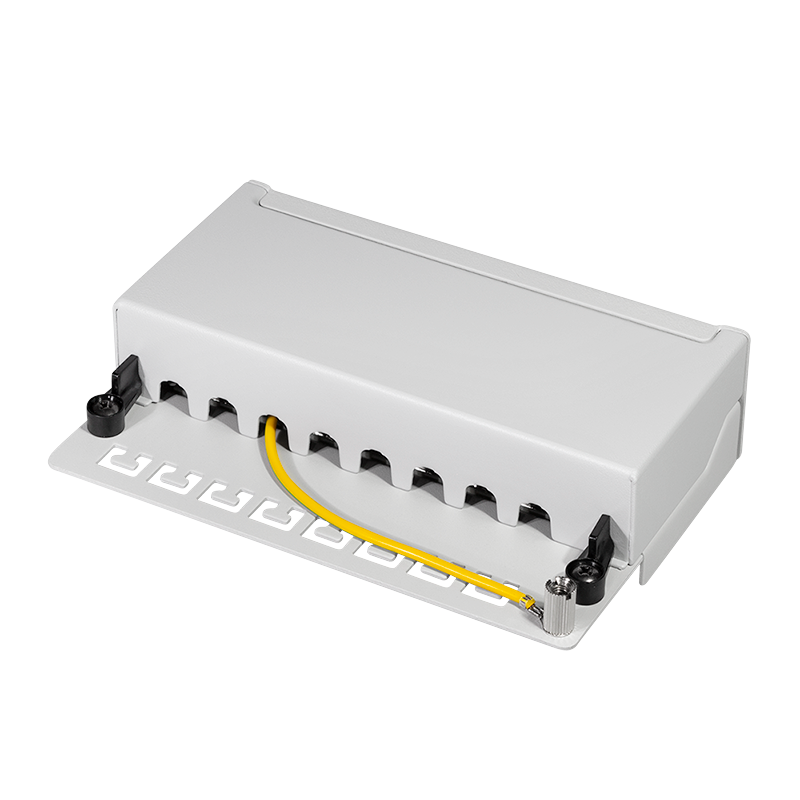 Patchpanel LogiLink grau Cat6A 8-Port Desktop