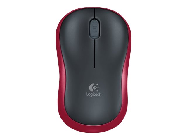Maus Logitech Wireless Mouse M185 Red USB