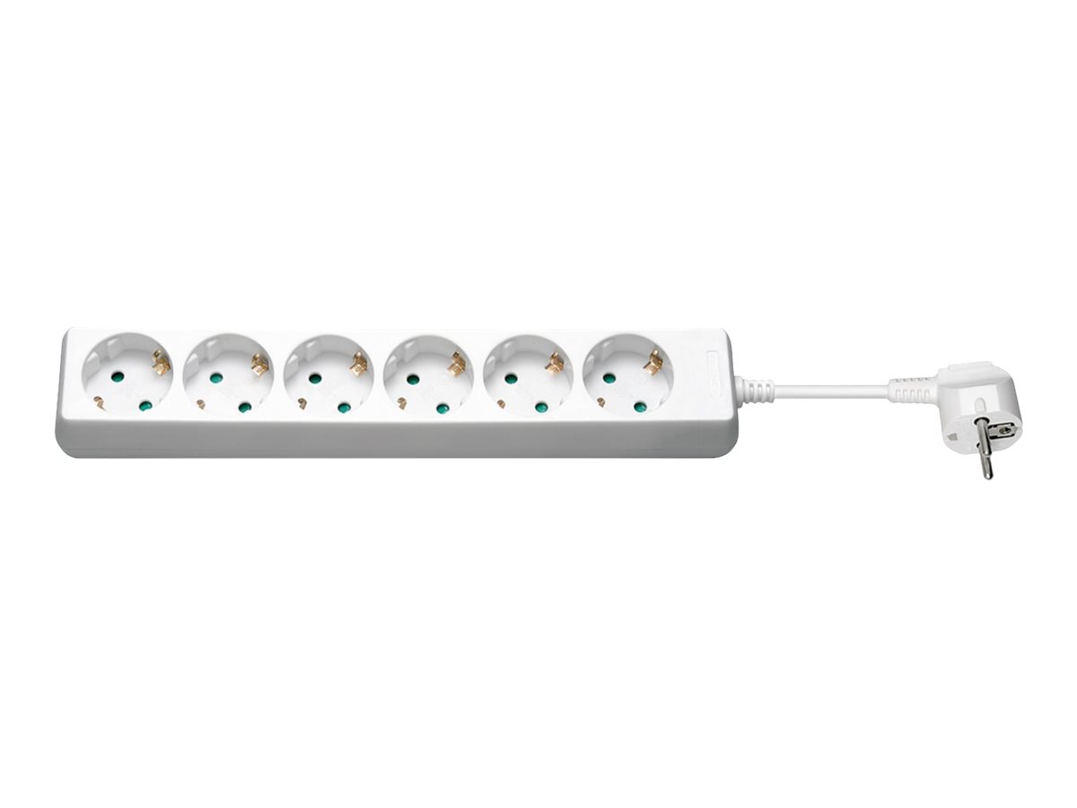 Steckdosenleiste Goobay weiß 6xSchutzko 3,0m-Kabel