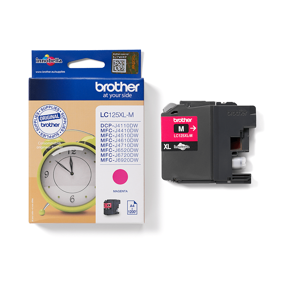 Tinte Brother LC-125XL-M magenta