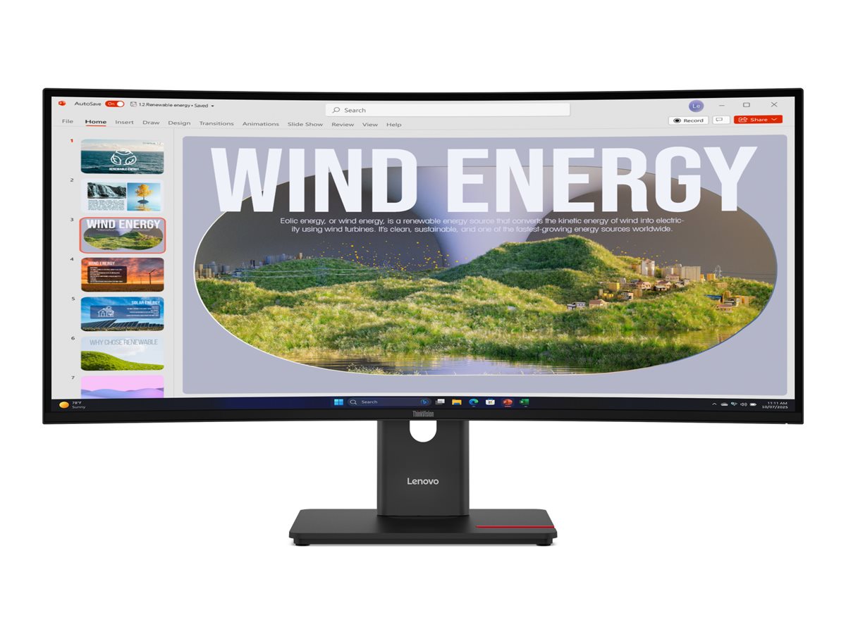 TFT-Monitor Lenovo ThinkVision T34WD-40 86,4cm(34-Zoll) UWQHD