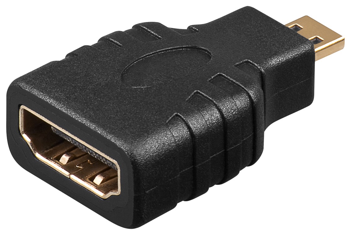 Adapter Goobay HDMI-D-m micro-HDMI/HDMI-A-f