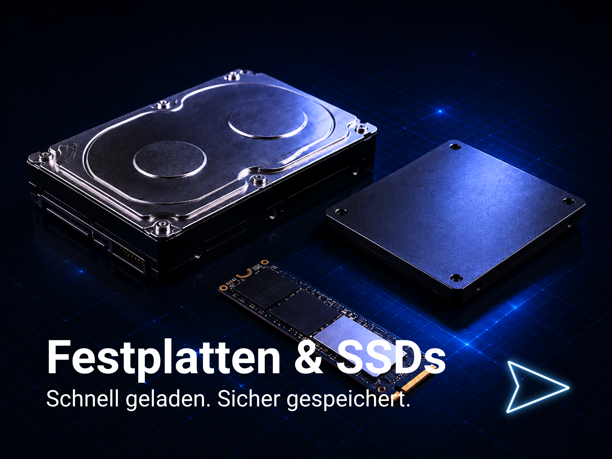 Festplatten und SSDs