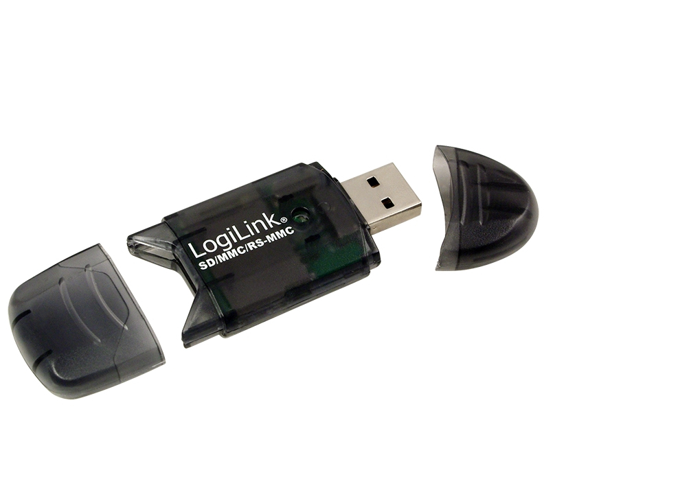 Kartenleser LogiLink USB-Stick USB2.0 SD/SDHC/SDXC schwarz