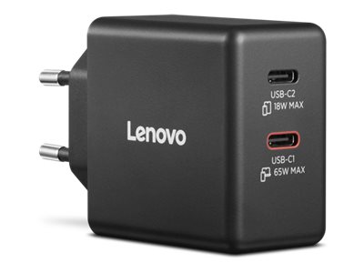 CAMPUS-Netzteil Lenovo USB-C Dual 65W 2xUSB Type-C GaN