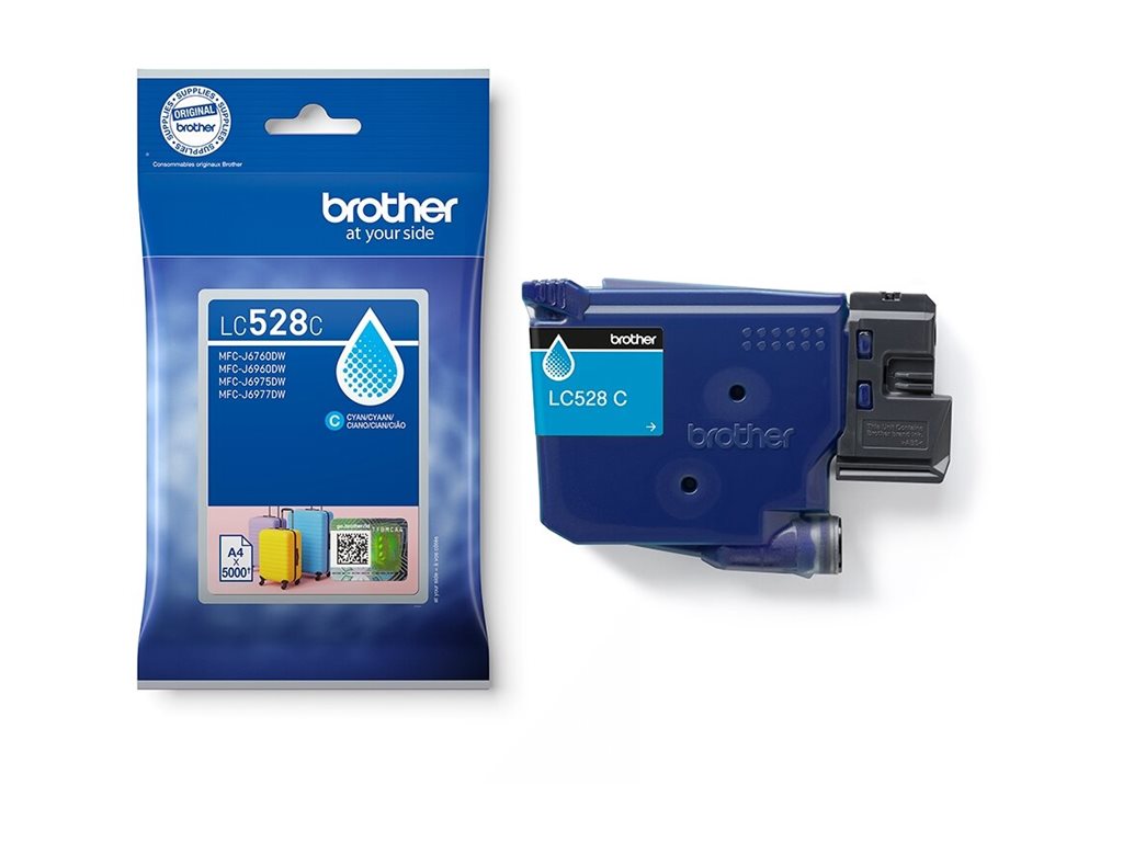 Tinte Brother LC-528XL-C cyan