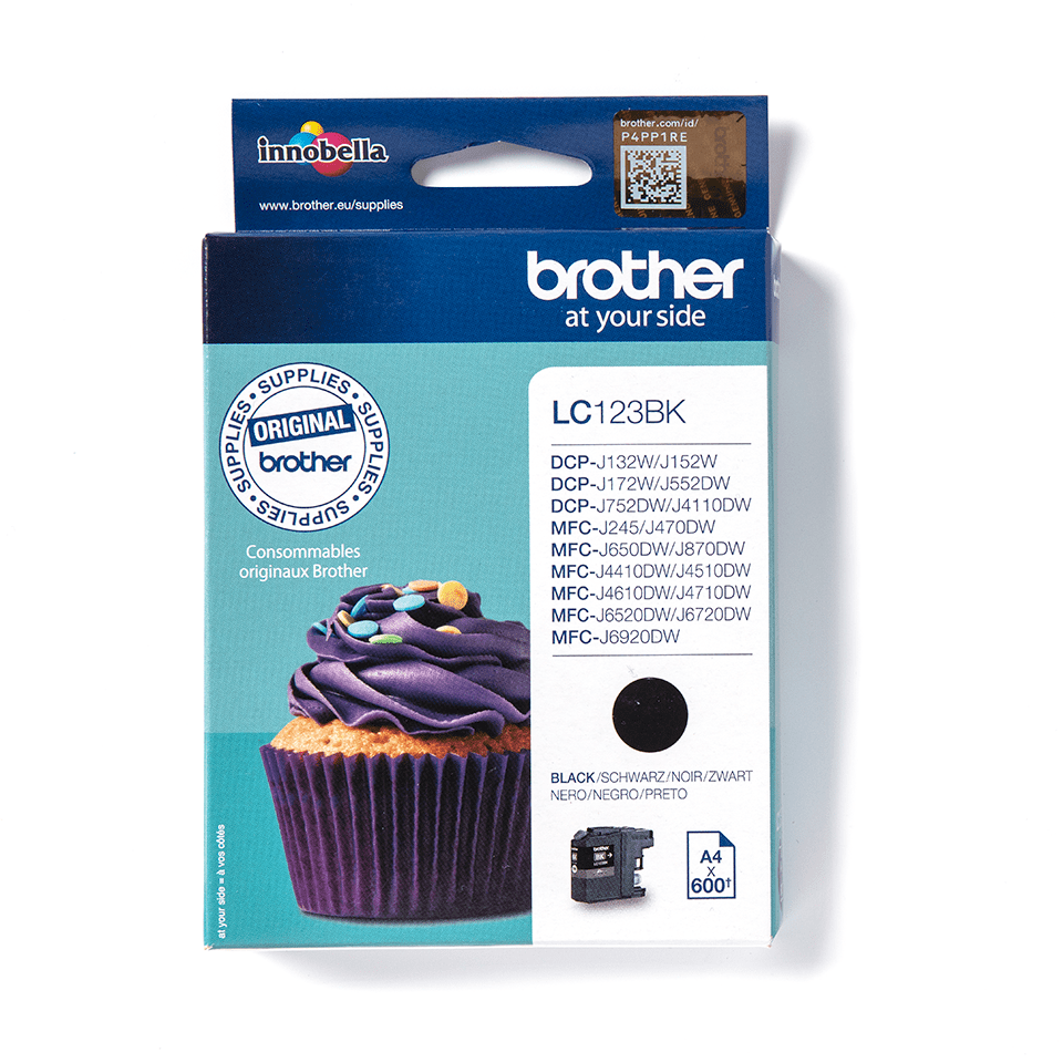 Tinte Brother LC-123BK schwarz