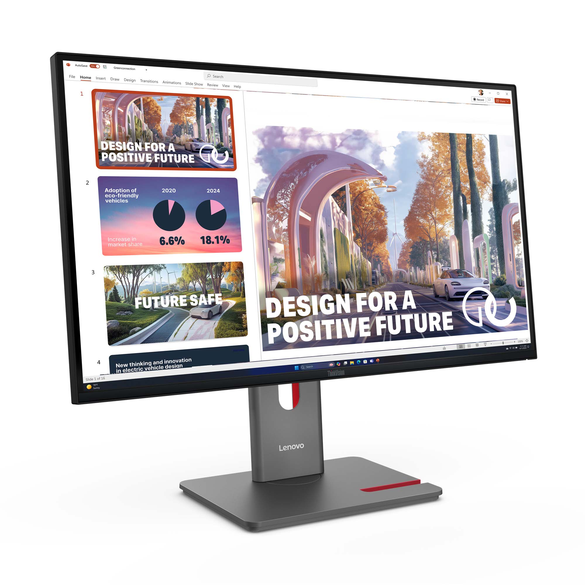 TFT-Monitor Lenovo ThinkVision P27QD-40 68,6cm (27-Zoll) QHD
