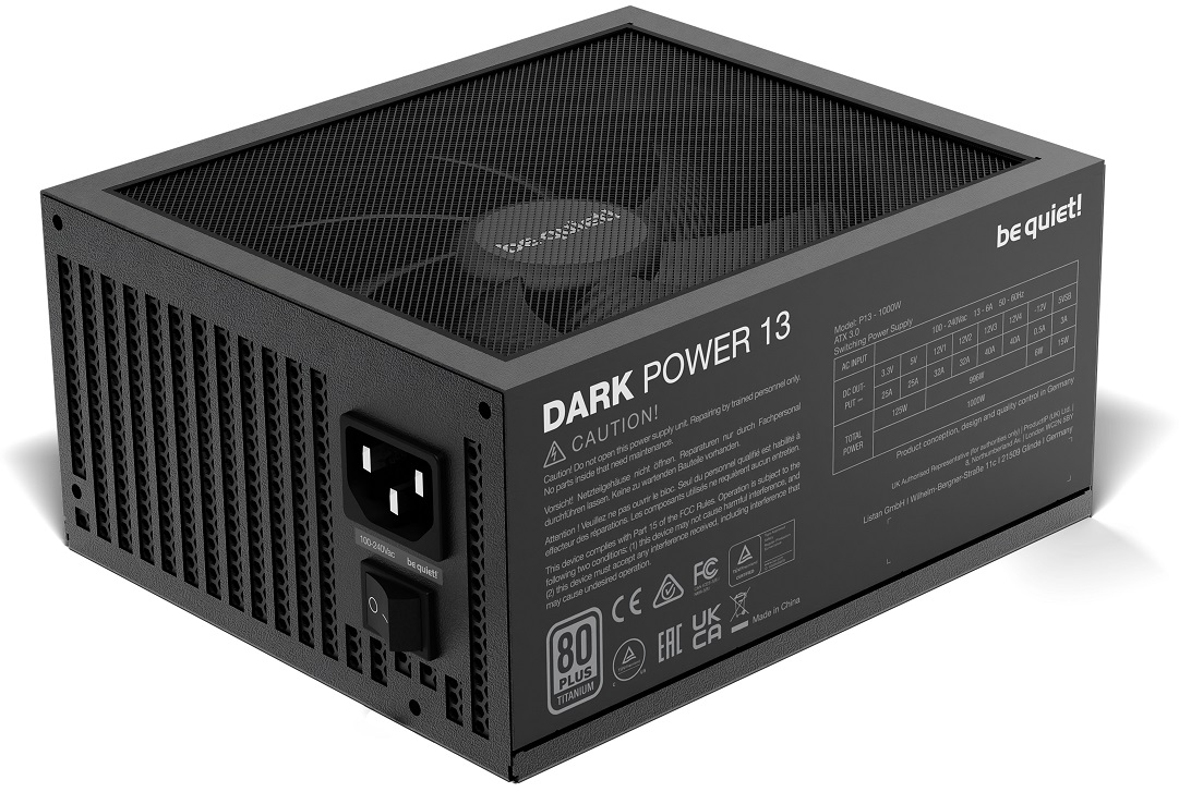 ATX-Netzteil BeQuiet DarkPower 13 1000Watt modular ATX-Netzteil BeQuiet DarkPower 13 1000Watt modular