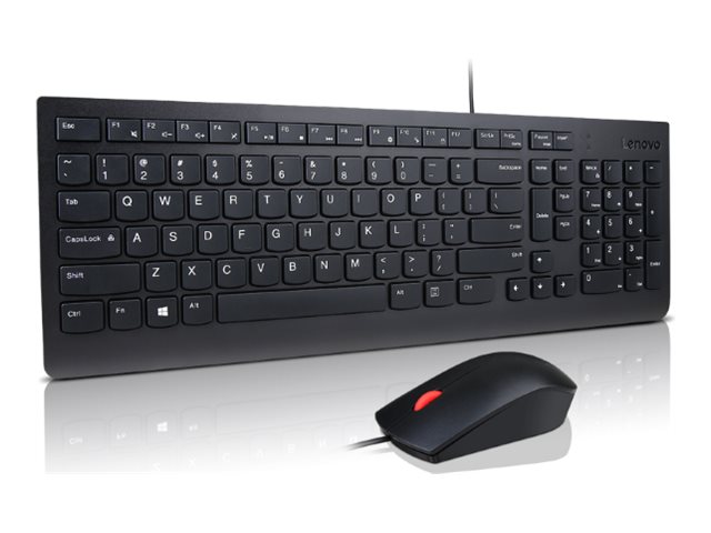 CAMPUS-Tastaturset Lenovo Essential Wired Combo USB schw