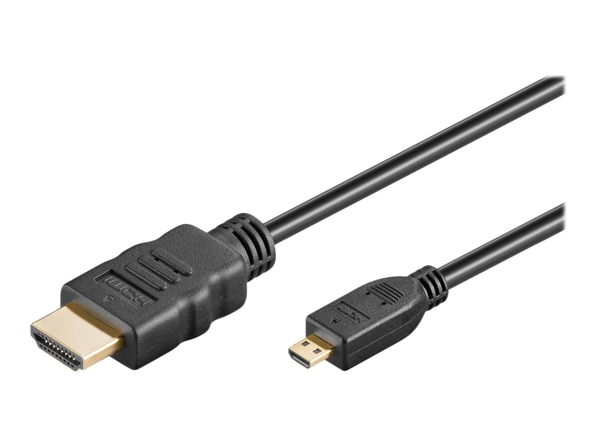 HDMI-Kabel Goobay HDMI-A-m/ Micro-HDMI-D-m 3,0m 4K@60Hz