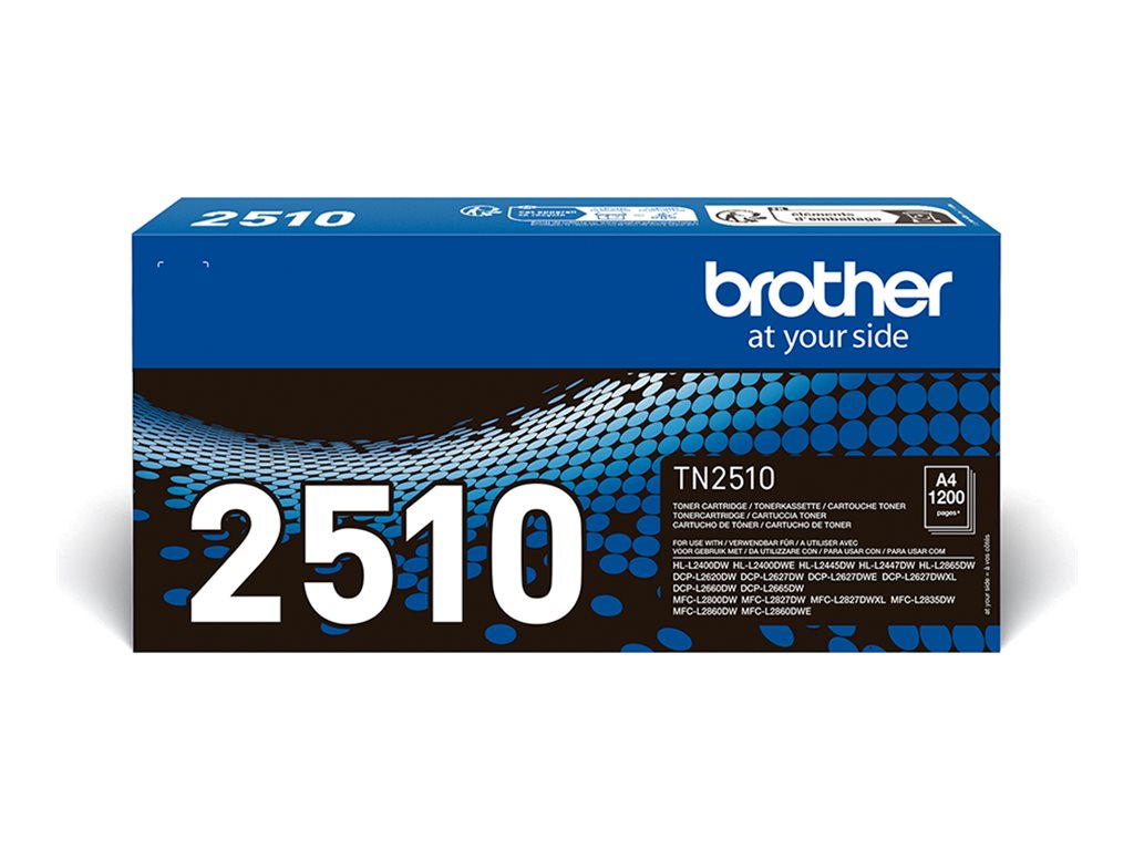 Toner Brother TN-2510 schwarz (1.200 Seiten n.ISO/IEC 19798)