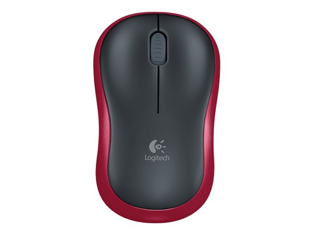Maus Logitech Wireless Mouse M185 Red USB