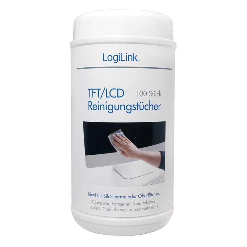 Tücher LogiLink Spezialtücher Spezialreiniger für TFTs/LCDs