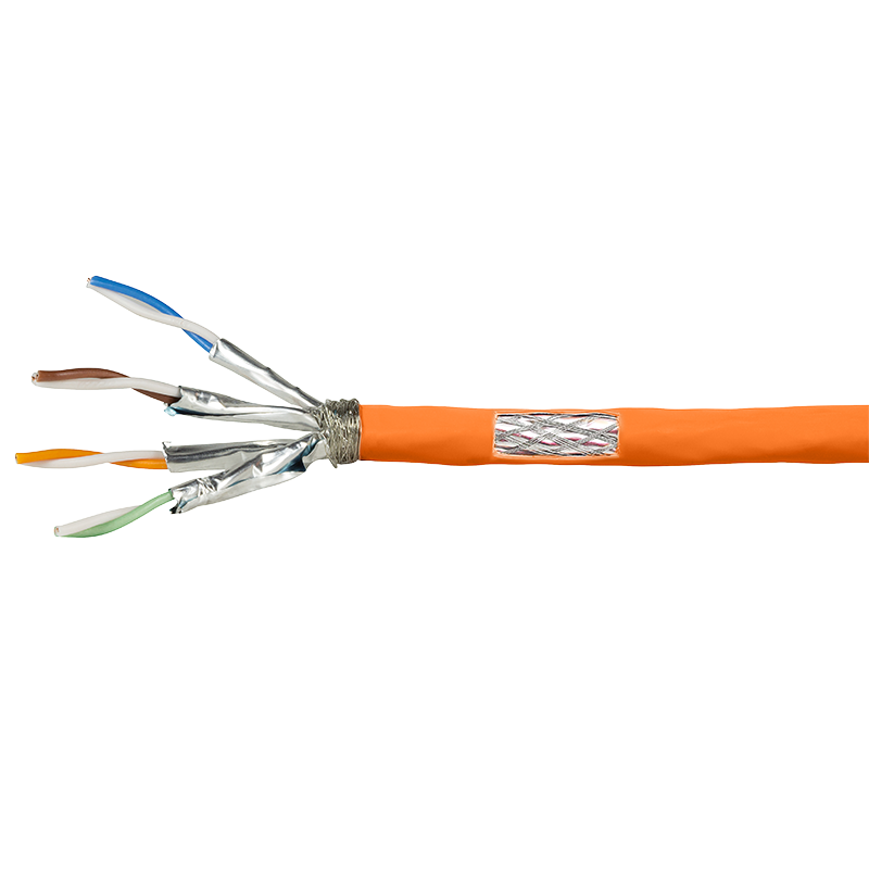 Verlegekabel LogiLink Cat7A S/FTP 1000MHz 100m-Rolle