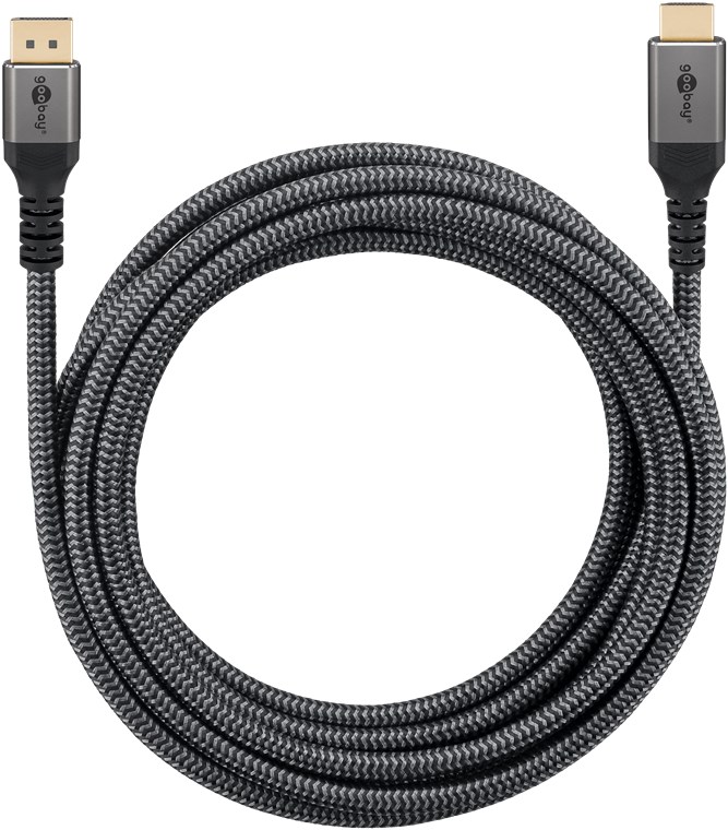 DisplayPort-Kabel Goobay Plus DP-m/HDMI-A-m 2,0m DP1.2