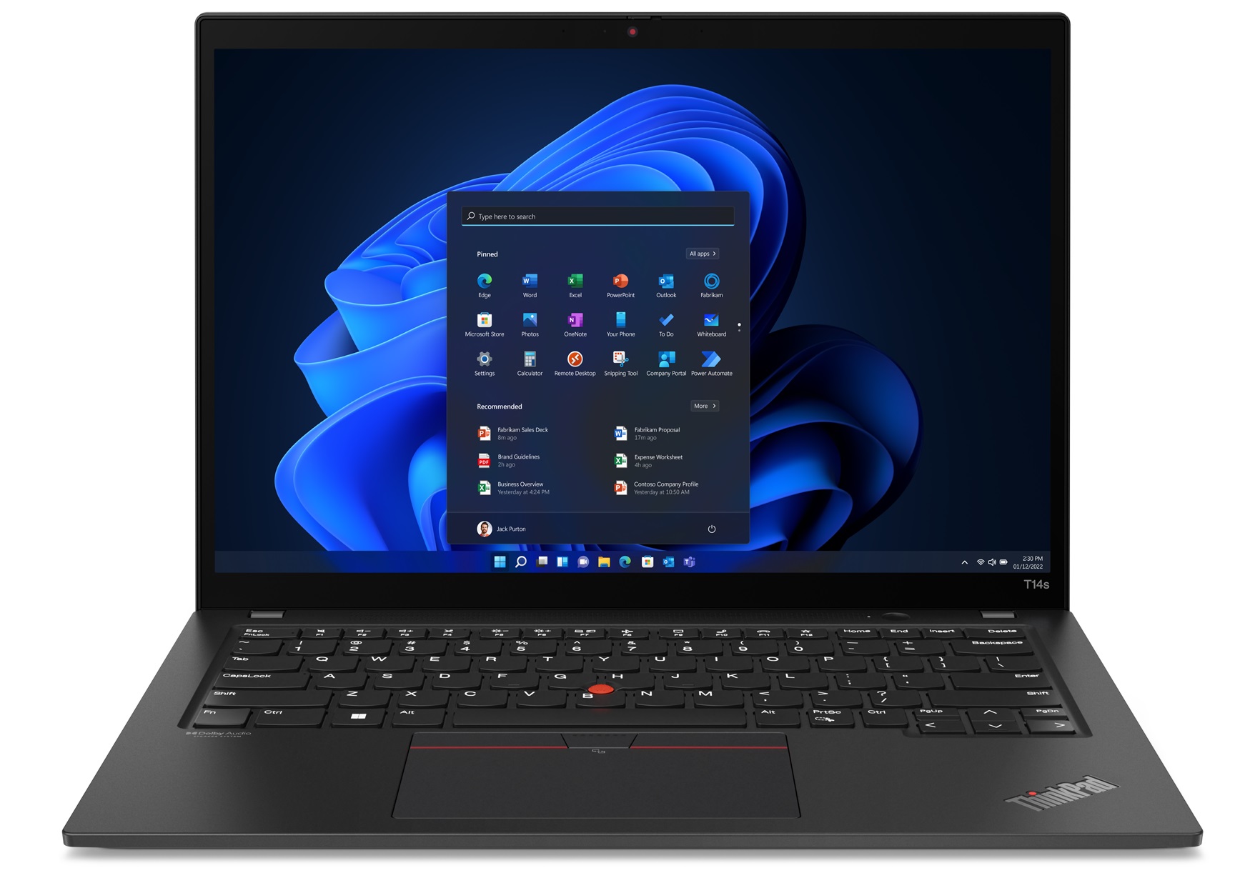 Notebook Lenovo ThinkPad T14s G3 Intel Core i5-1250P OB