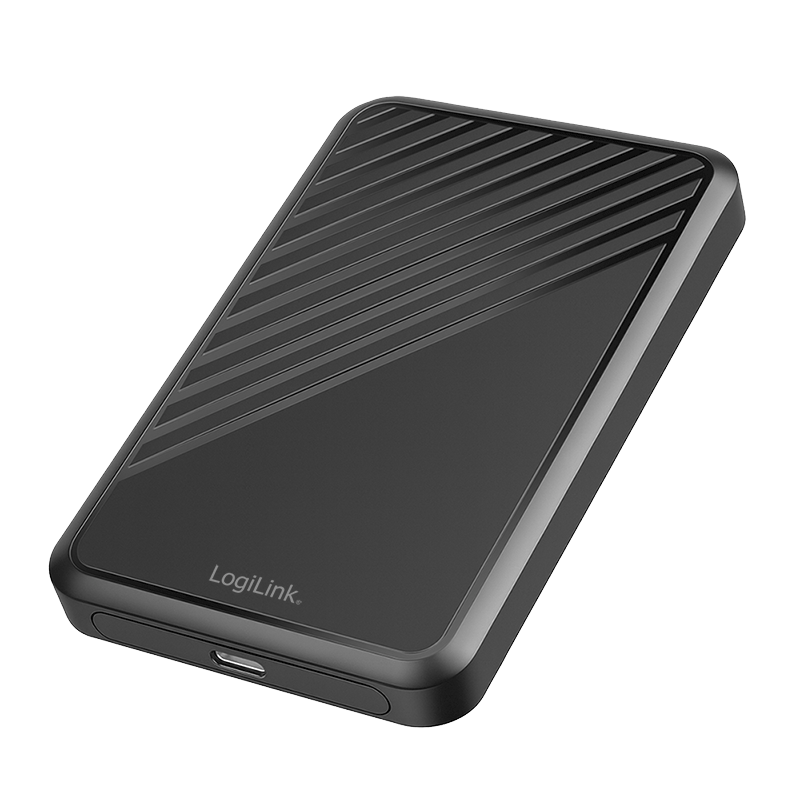 Gehäuse LogiLink 2,5-Zoll-SATA USB3.2 schwarz