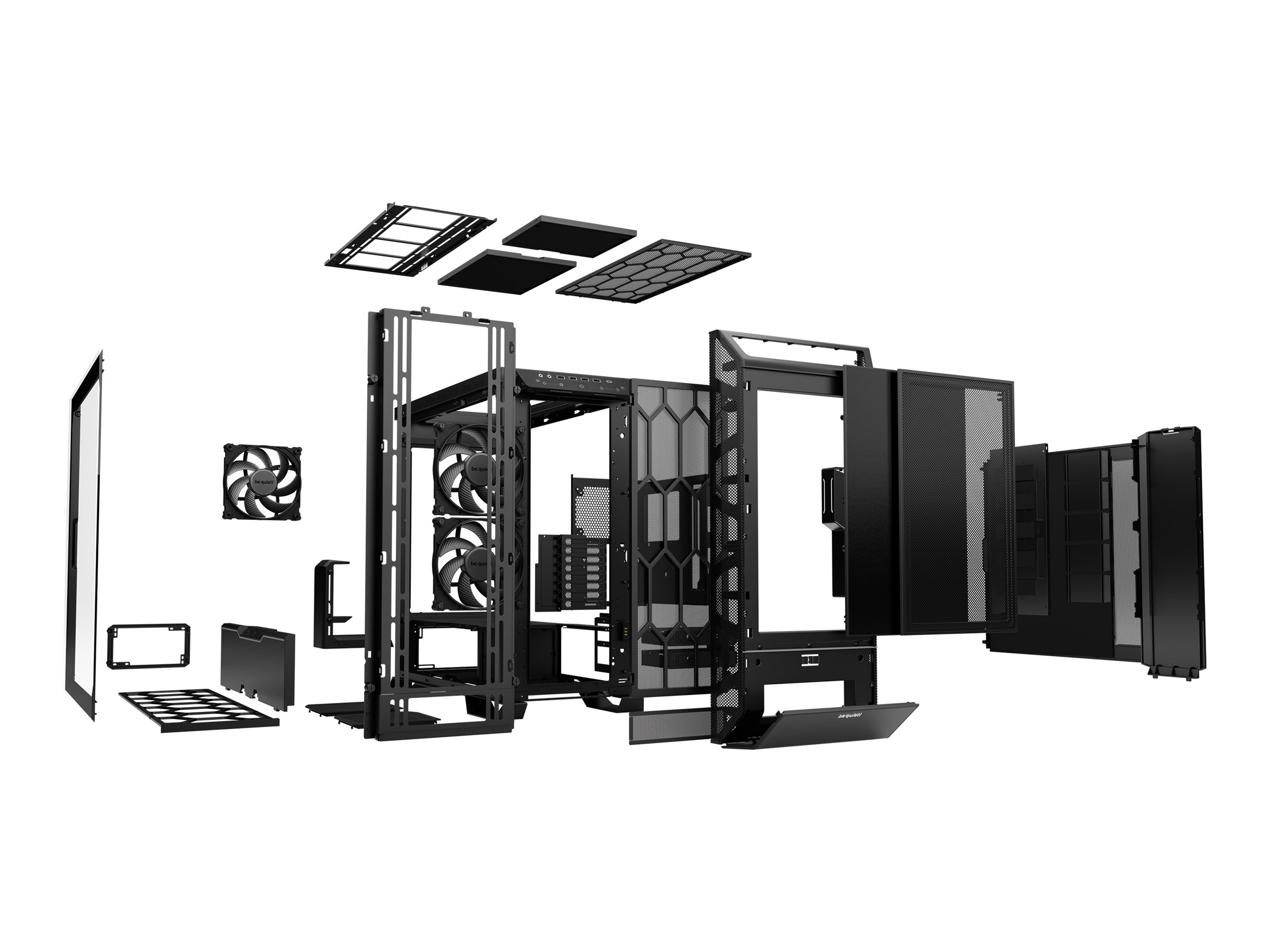 Gehäuse BeQuiet Dark Base Pro 901 Miditower ATX black Window