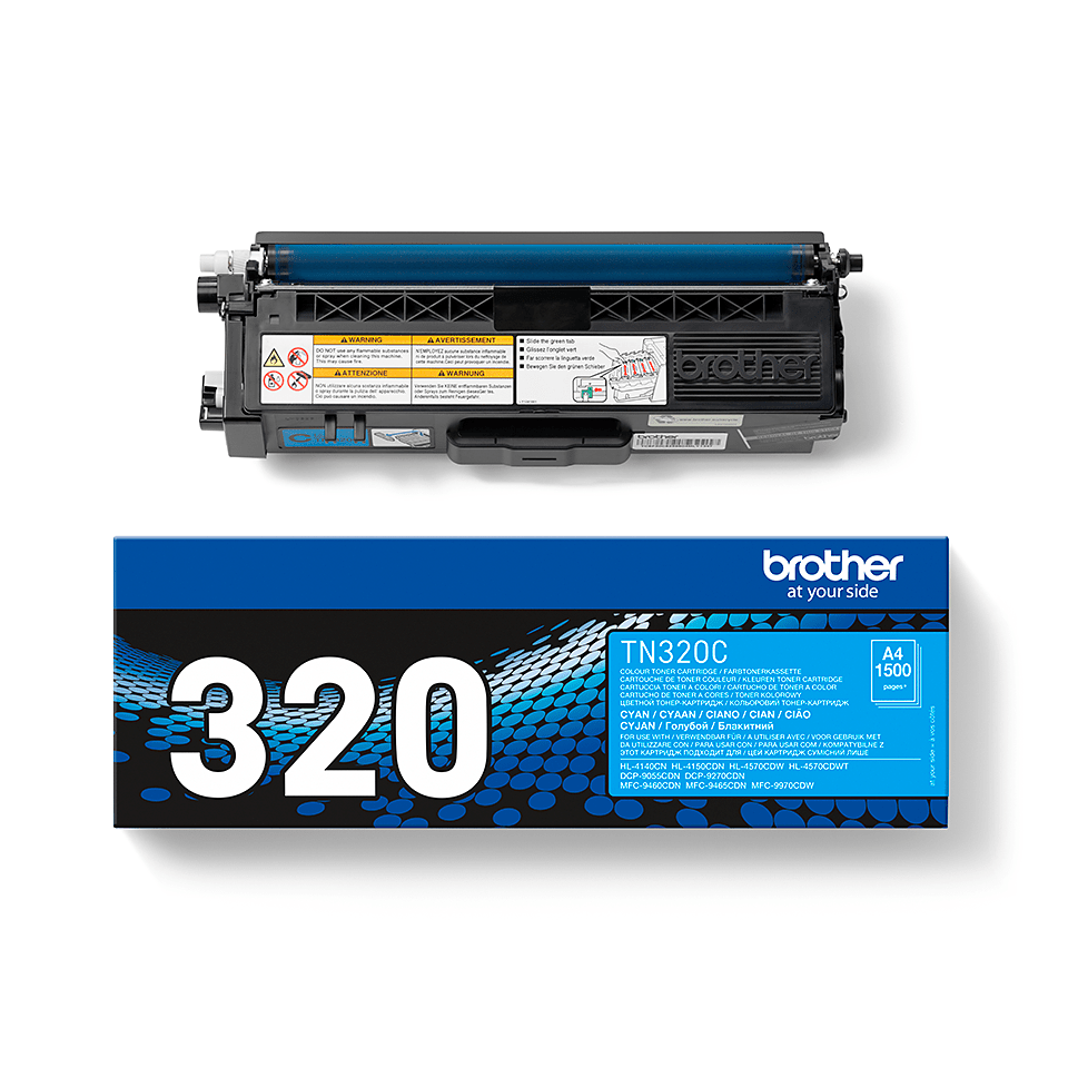 Toner Brother TN-320C cyan (1.500 Seiten n.ISO/IEC 19752)