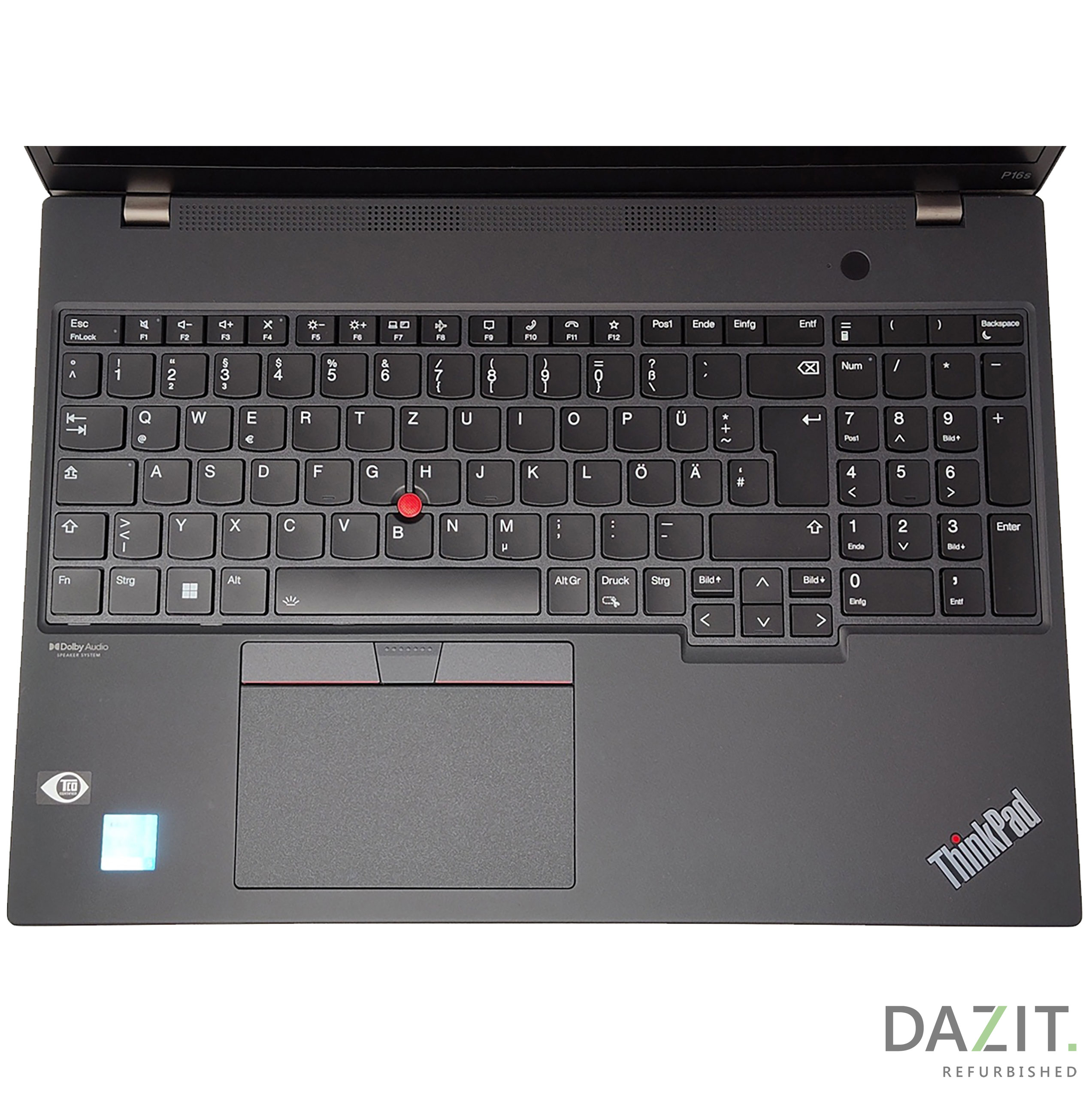Notebook Lenovo ThinkPad P16s Core i5-1240P 1,70GHz Refurb.A
