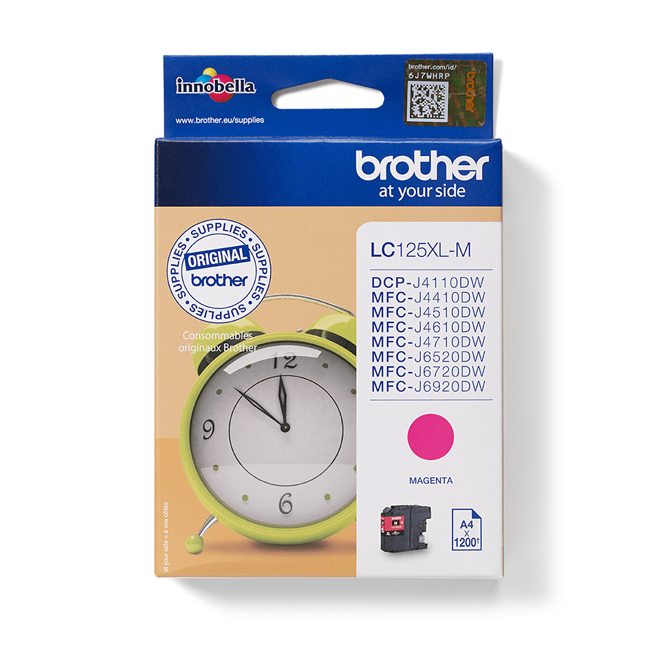 Tinte Brother LC-125XL-M magenta