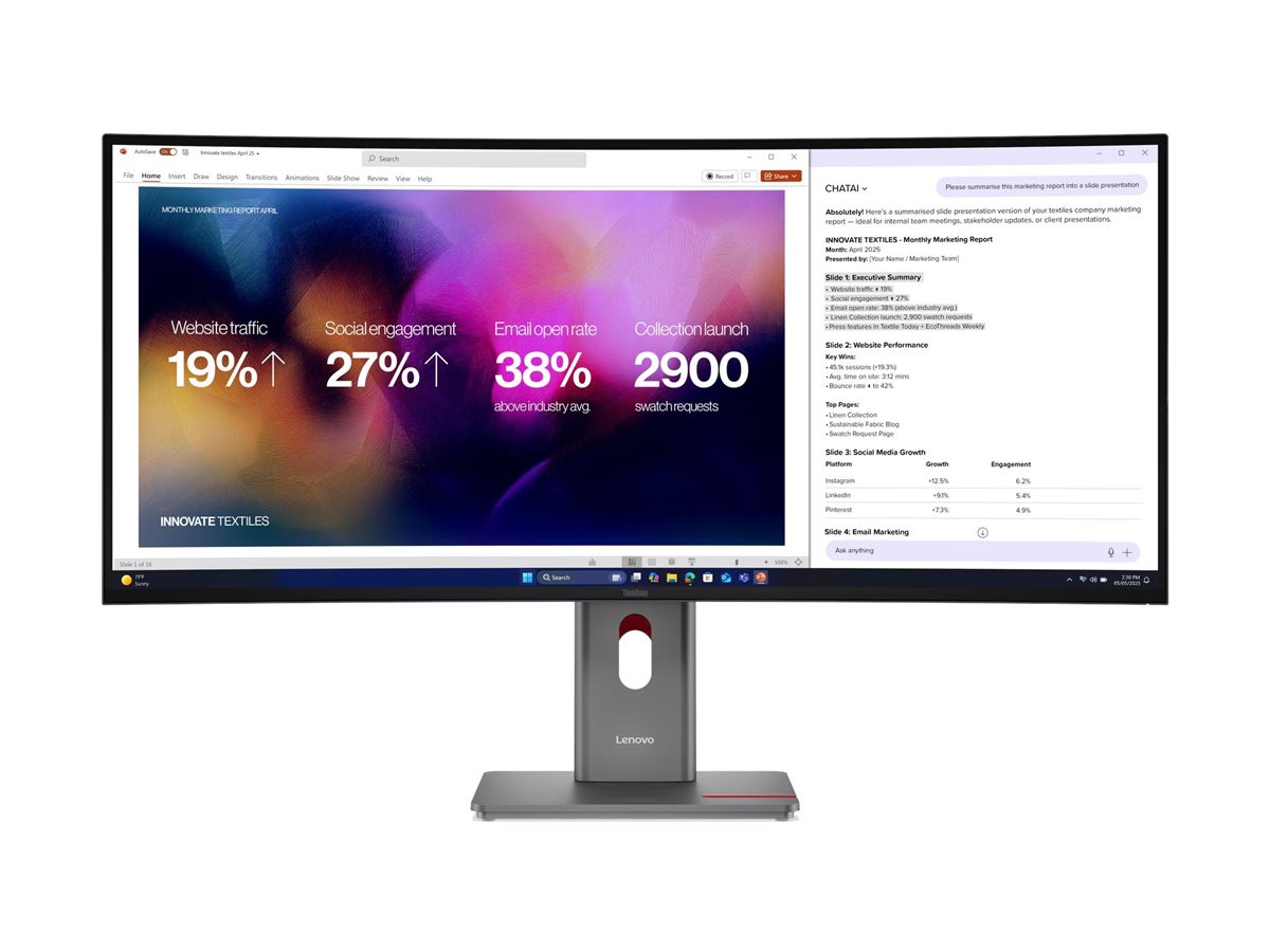 CAMPUS-TFT Lenovo ThinkVision P40WD-40 40-Zoll 5k