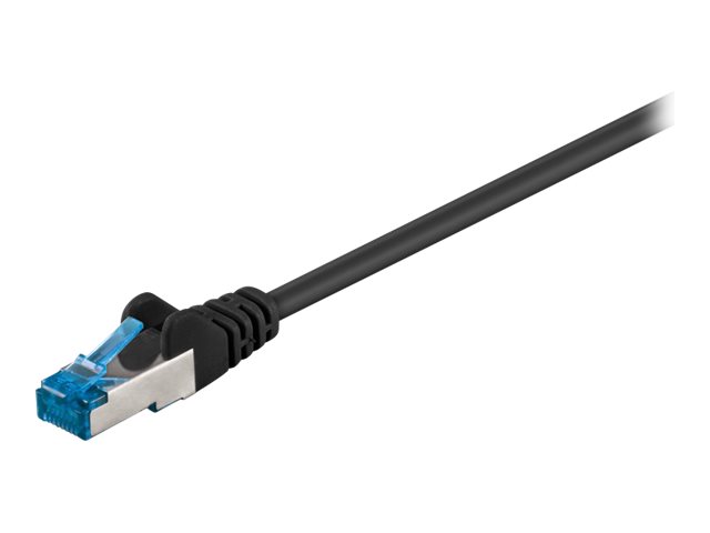 Patchkabel Goobay Cat6A S/FTP 15m schw. halogenfrei 500MHz
