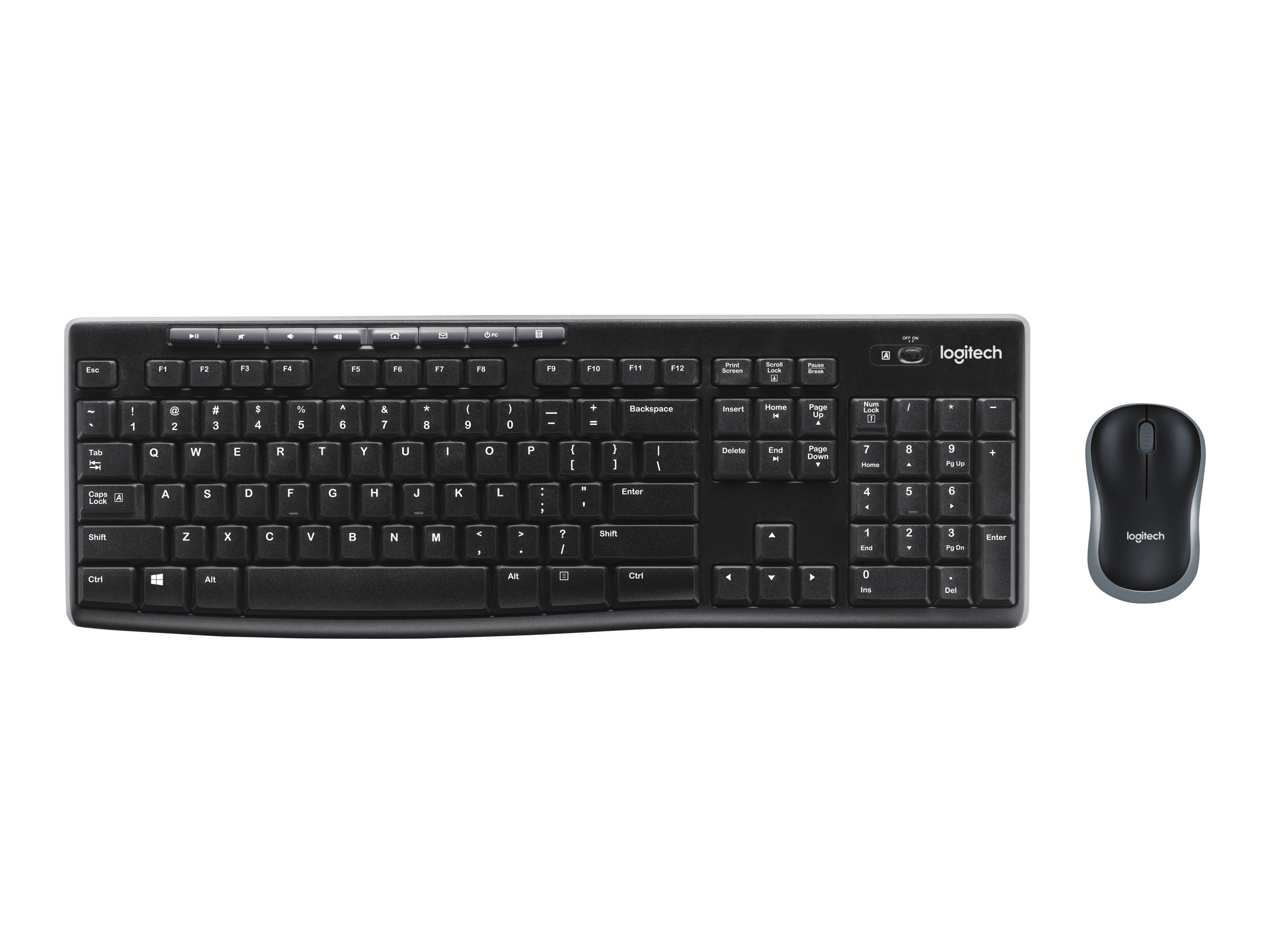 Tastaturset Logitech Wireless Combo MK270 USB schwarz