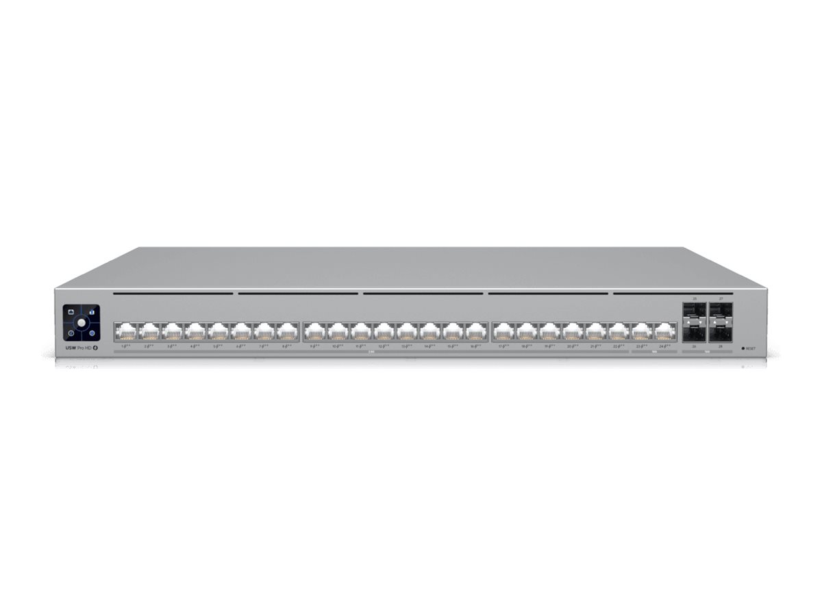 Switch UbiQuiti Pro HD 24 PoE 22x2,5GBit/2x10GB/4x10GB SFP+