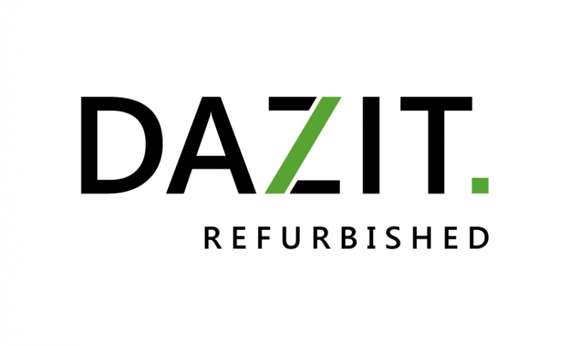 Logo Dazit refurbishedschwarz-grün 2020