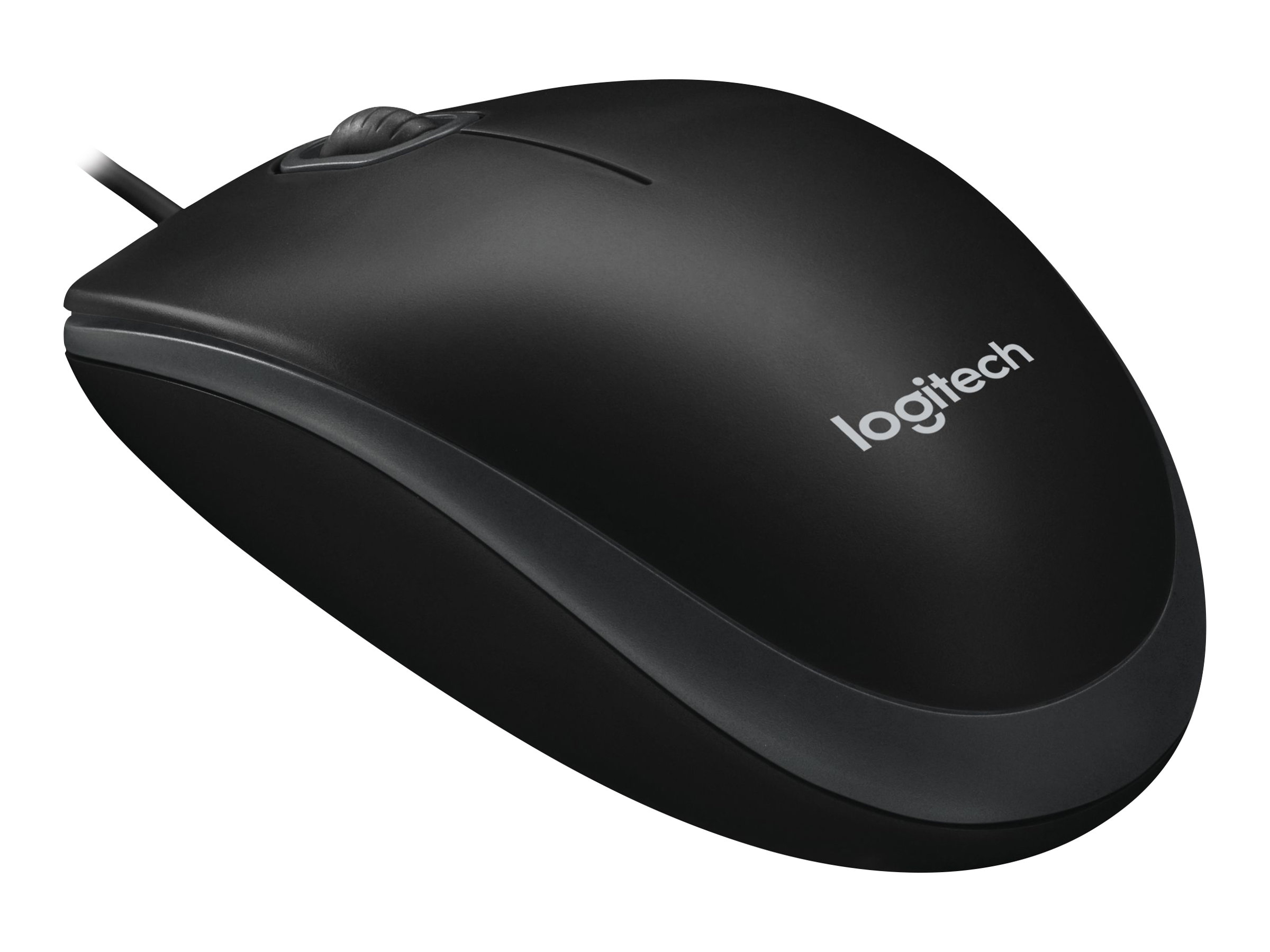 Maus Logitech B100 Black Optical Corded USB schwarz