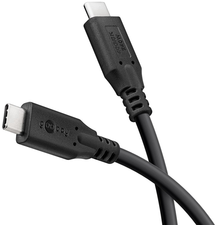 USB-Kabel Goobay USB4 Type-C m/m 0,5m 240W 40GBit/s