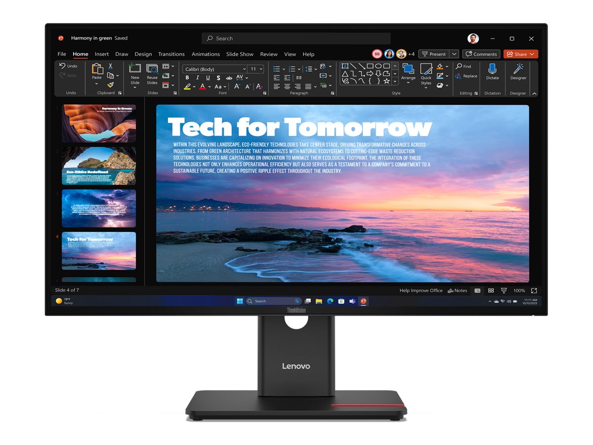 TFT-Monitor Lenovo ThinkVision T27QD-40 68,6cm (27-Zoll) QHD