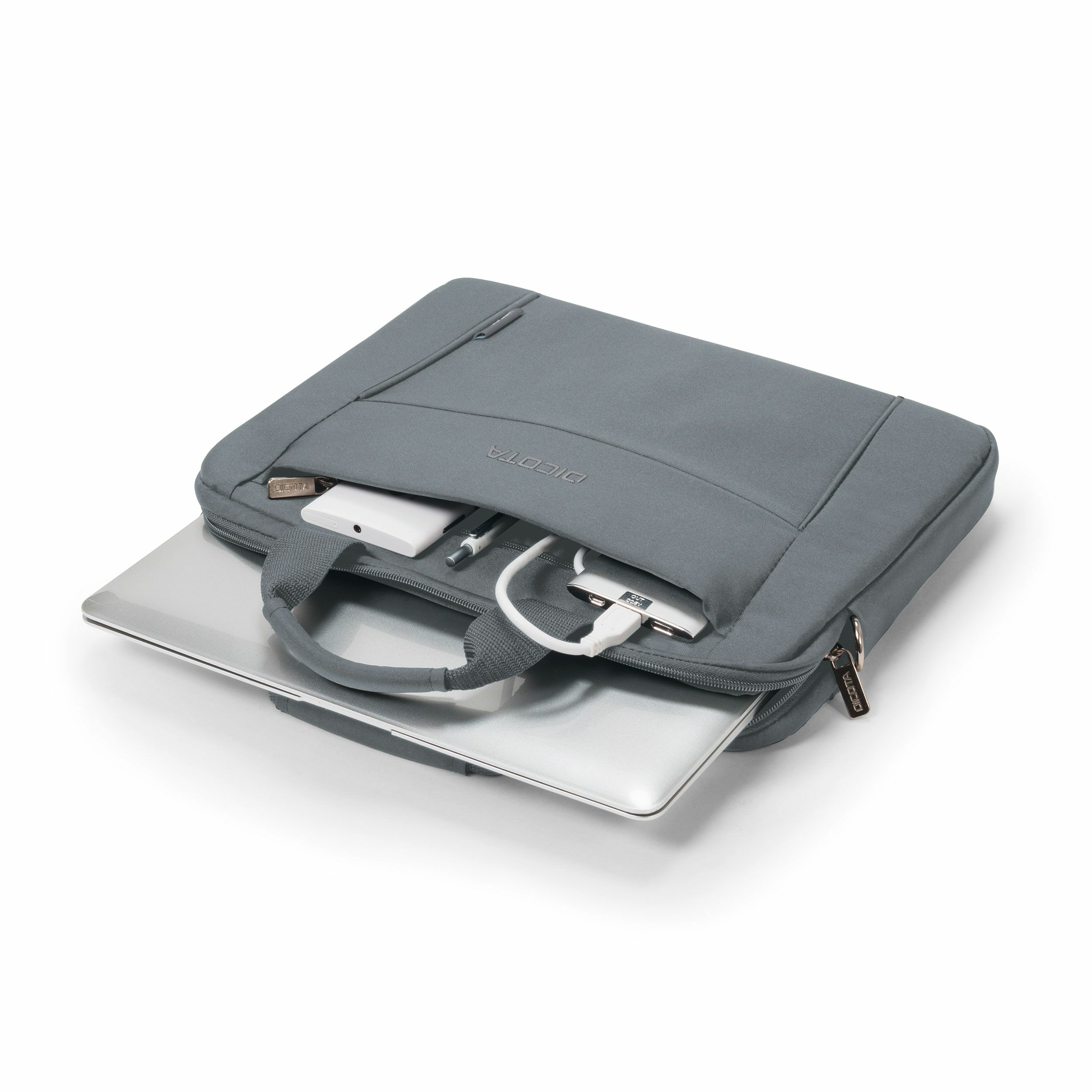 Notebooktasche Dicota Slim Case BASE 13-14.1 grau