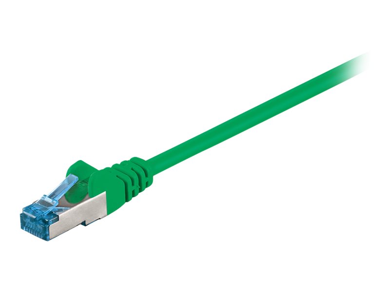 Patchkabel Goobay Cat6A S/FTP 2,0m grün halogenfrei 500MHz